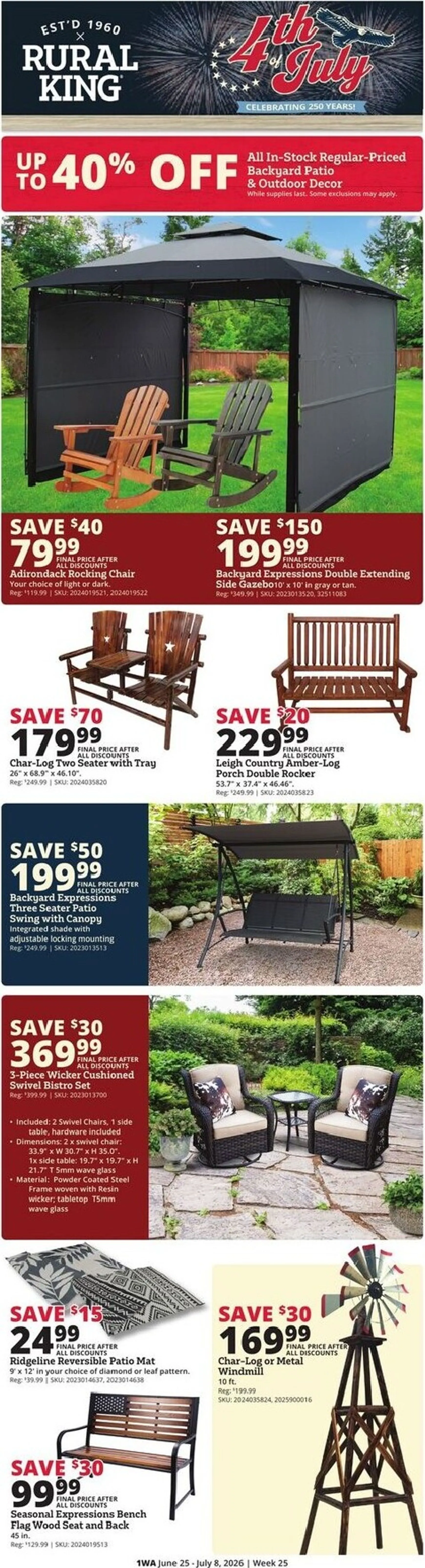 Rural King Weekly Ad Jun 25 - Page 1