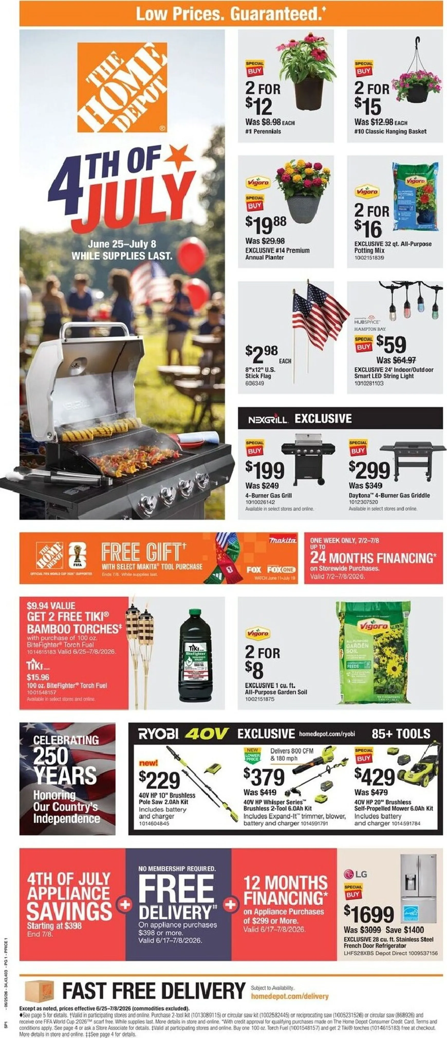The Home Depot Weekly Ad Jun 25 - Page 1