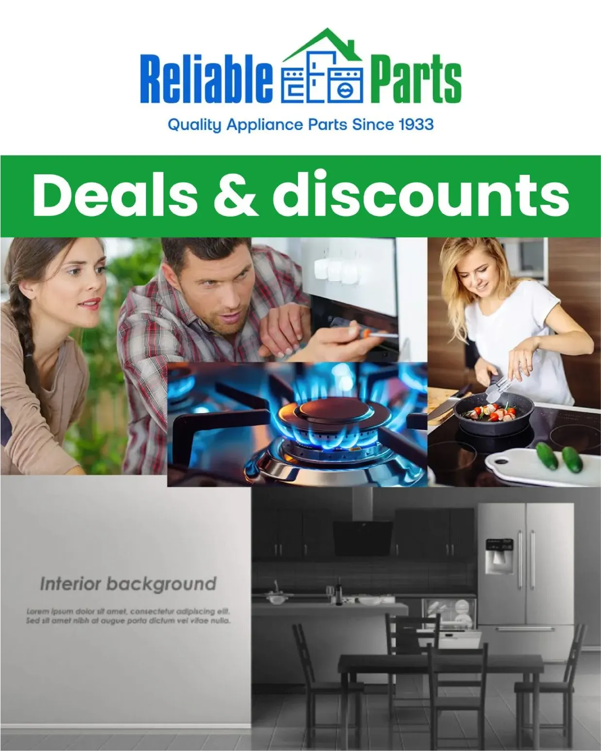 Reliable Parts Weekly Ad Apr 15 - Page 1