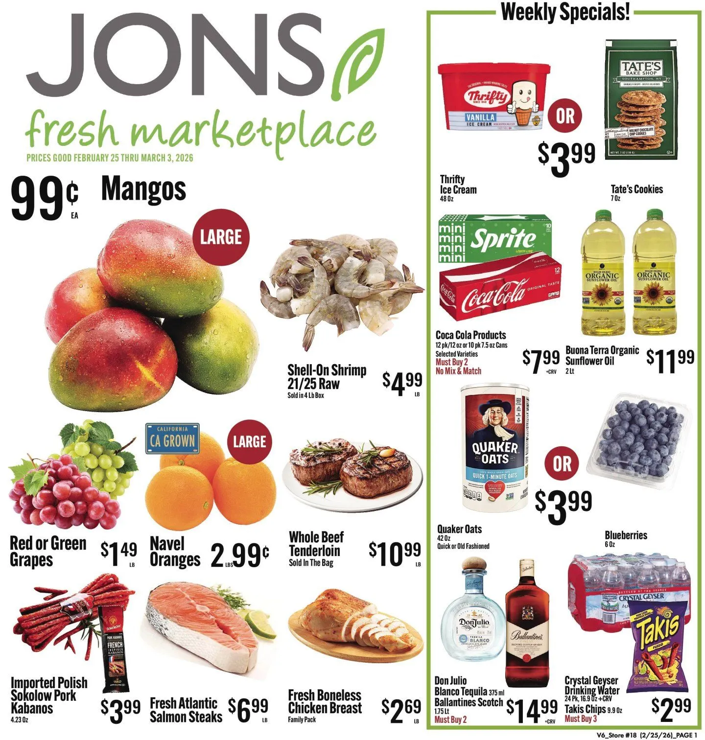 Jons International Weekly Ad Feb 25 - Page 1