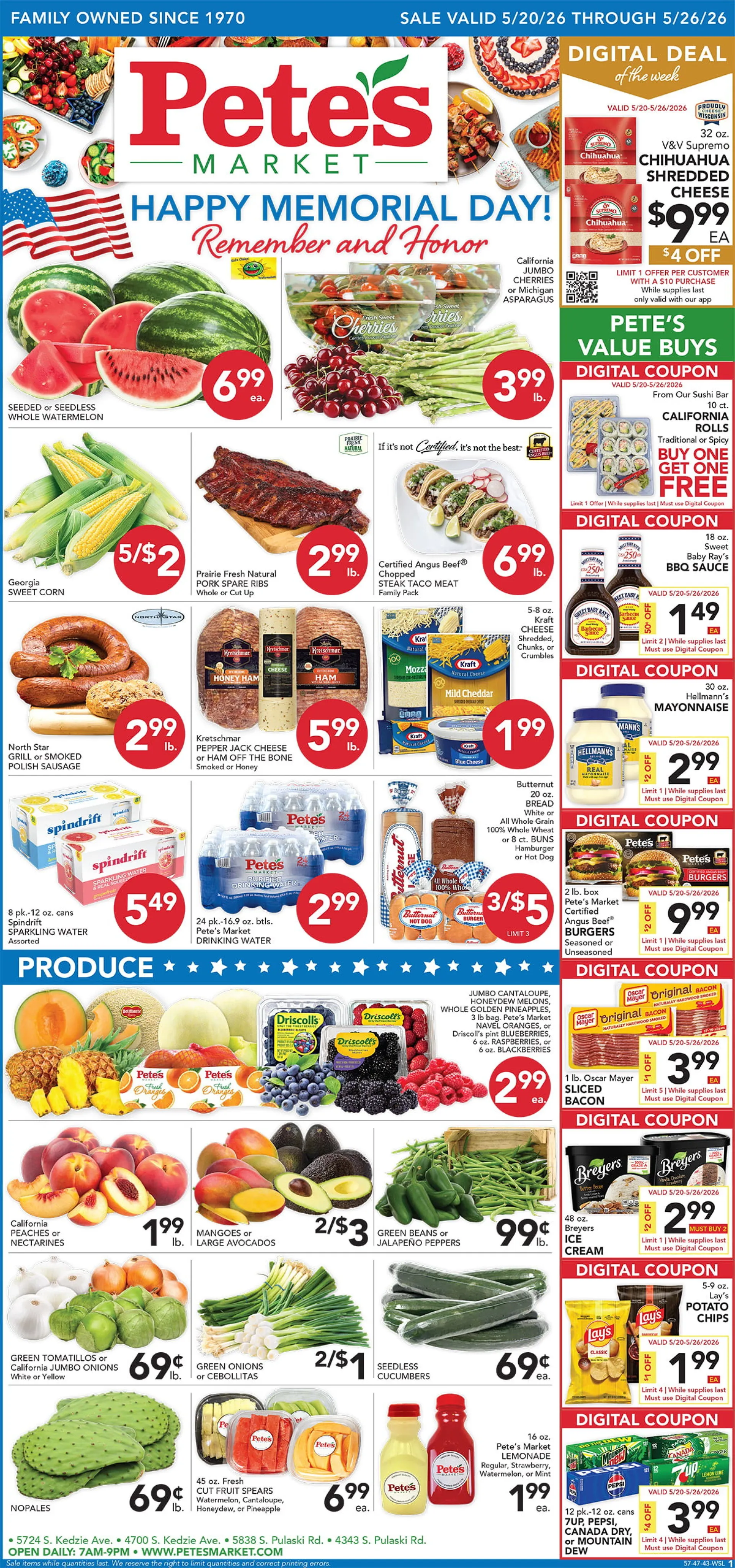 Pete’s Fresh Market Weekly Ad May 20 - Page 1