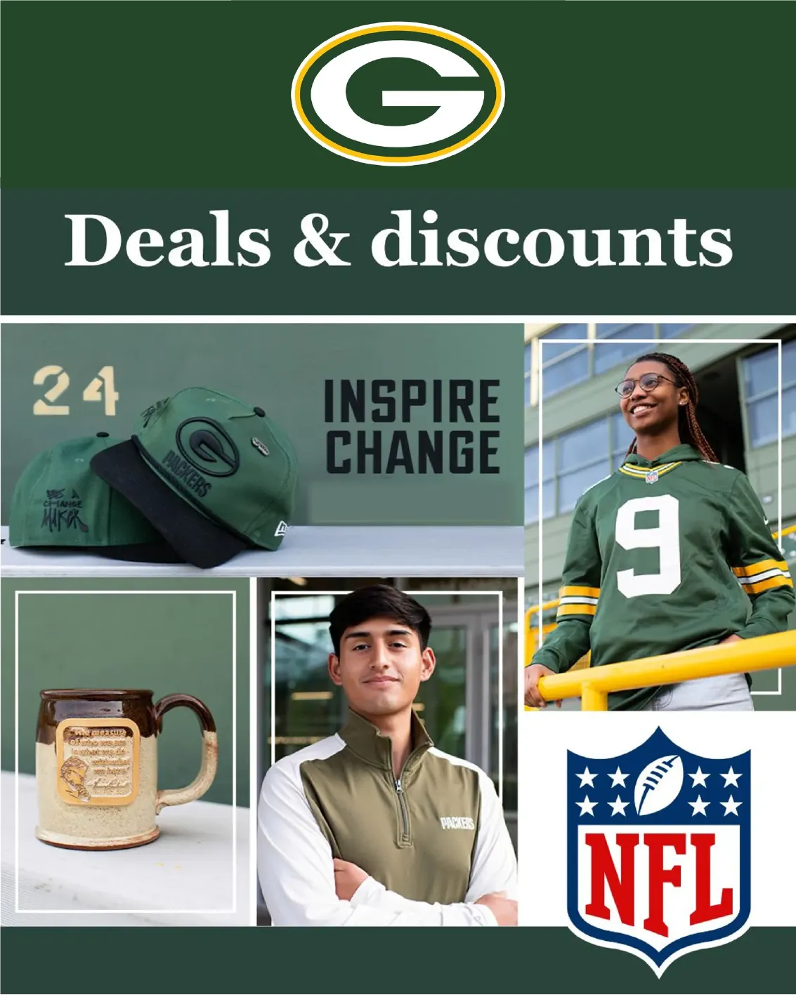Packers Pro Shop Weekly Ad Apr 15 - Page 1