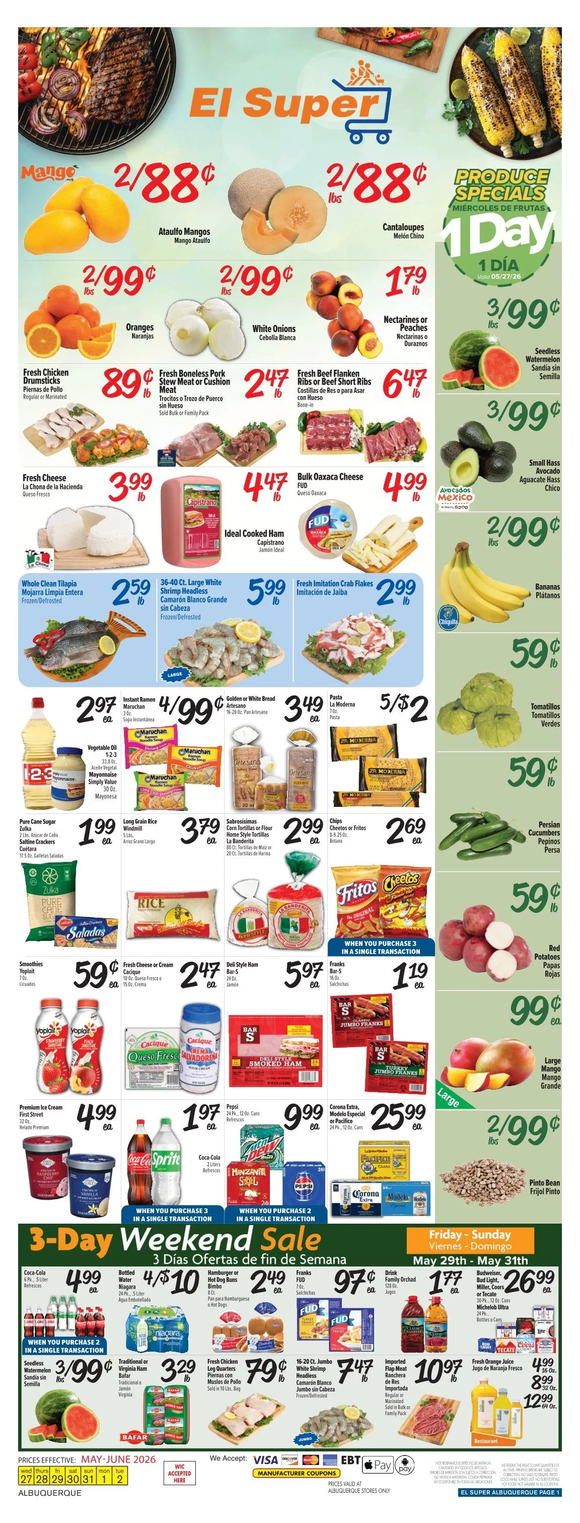 El Super Weekly Ad May 27 - Page 1