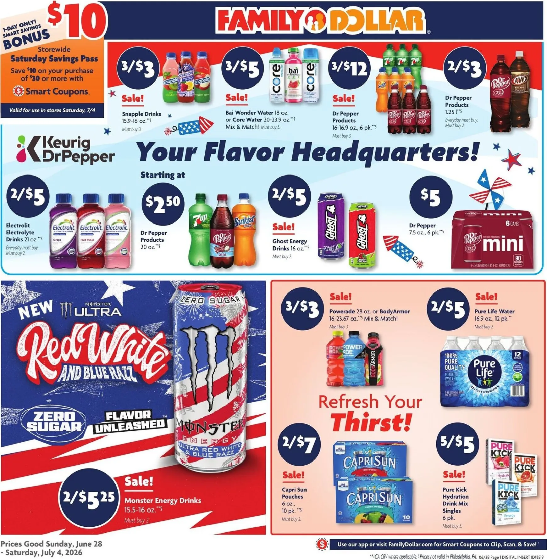 Family Dollar Weekly Ad Jun 28 - Page 1