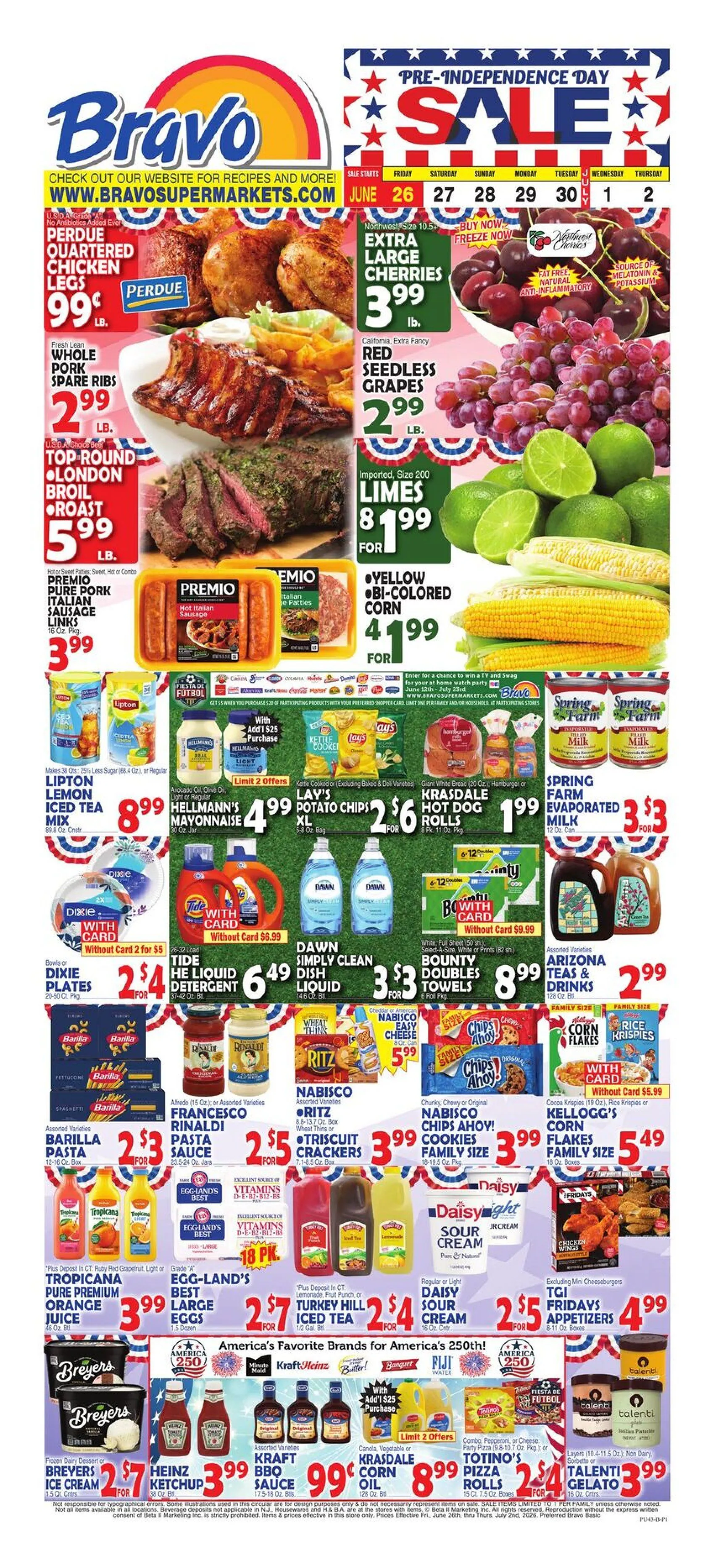 Bravo Supermarkets Weekly Ad Jun 26 - Page 1