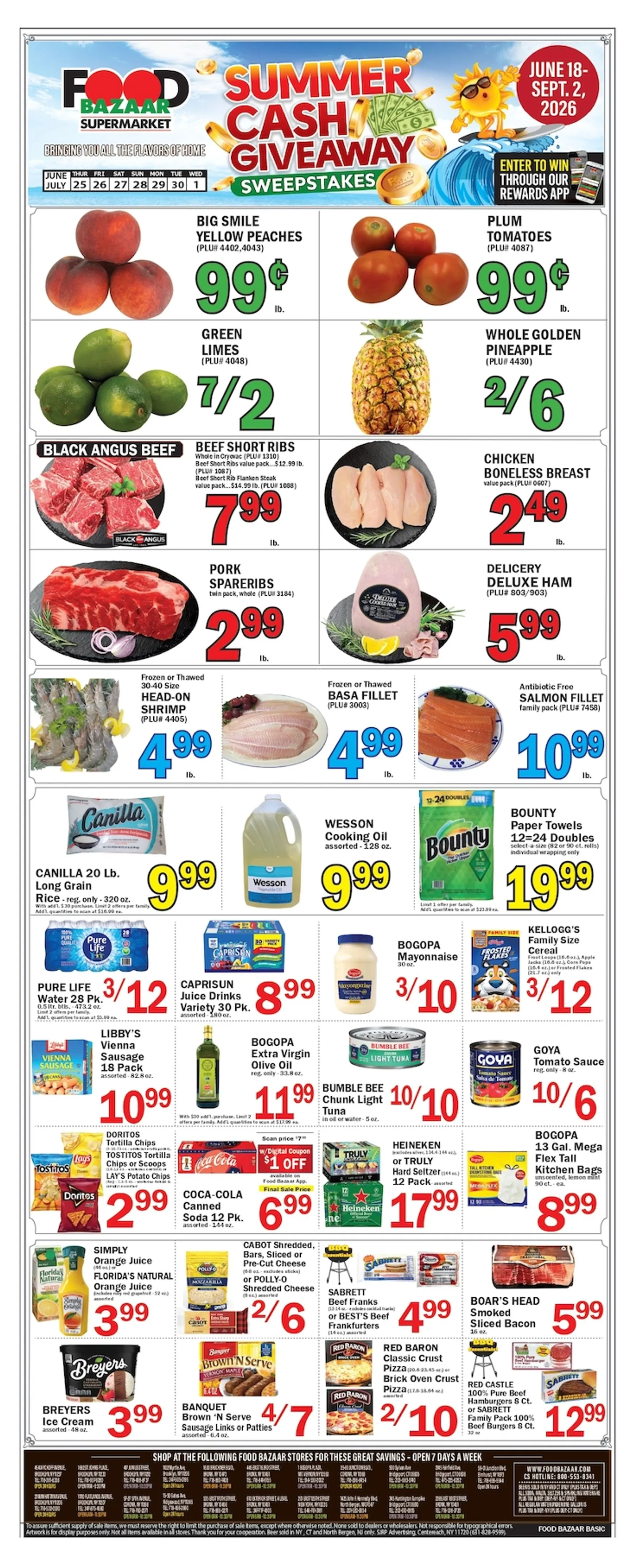 Food Bazaar Weekly Ad Jun 25 - Page 1