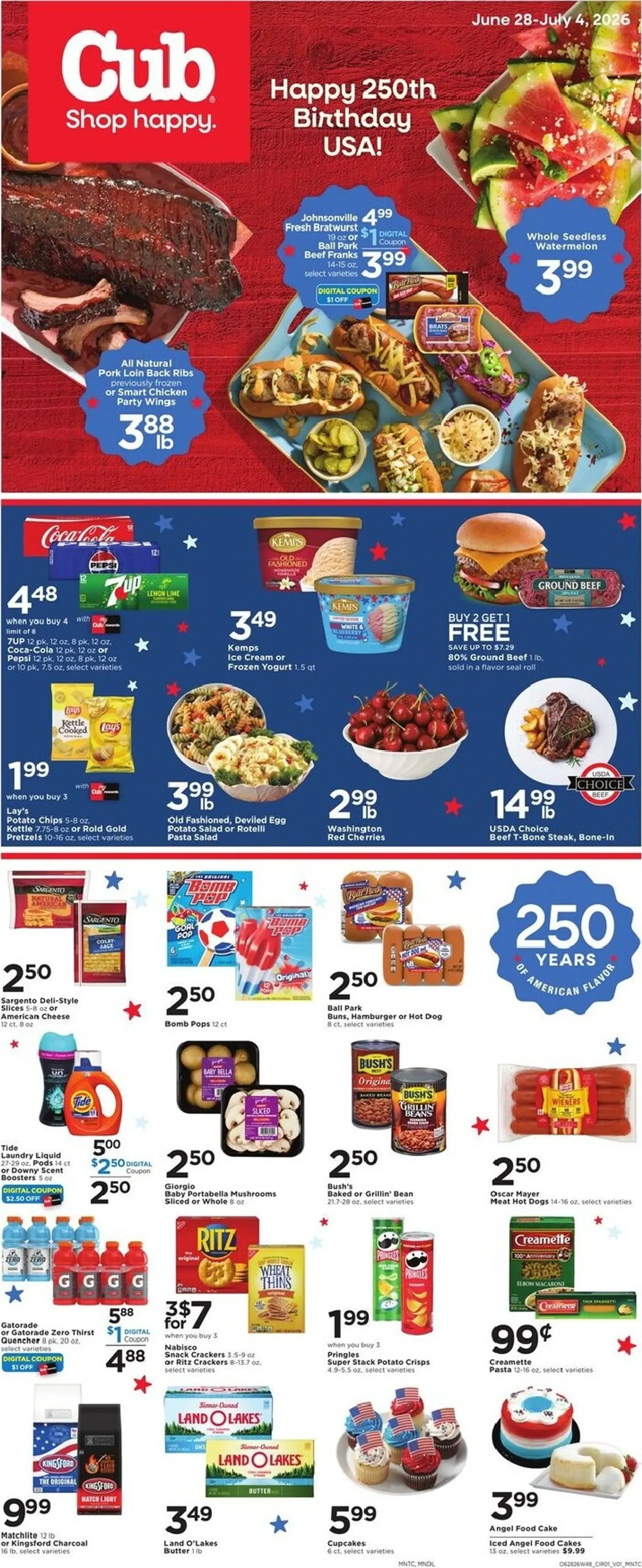 Cub Foods Weekly Ad Jun 28 - Page 1