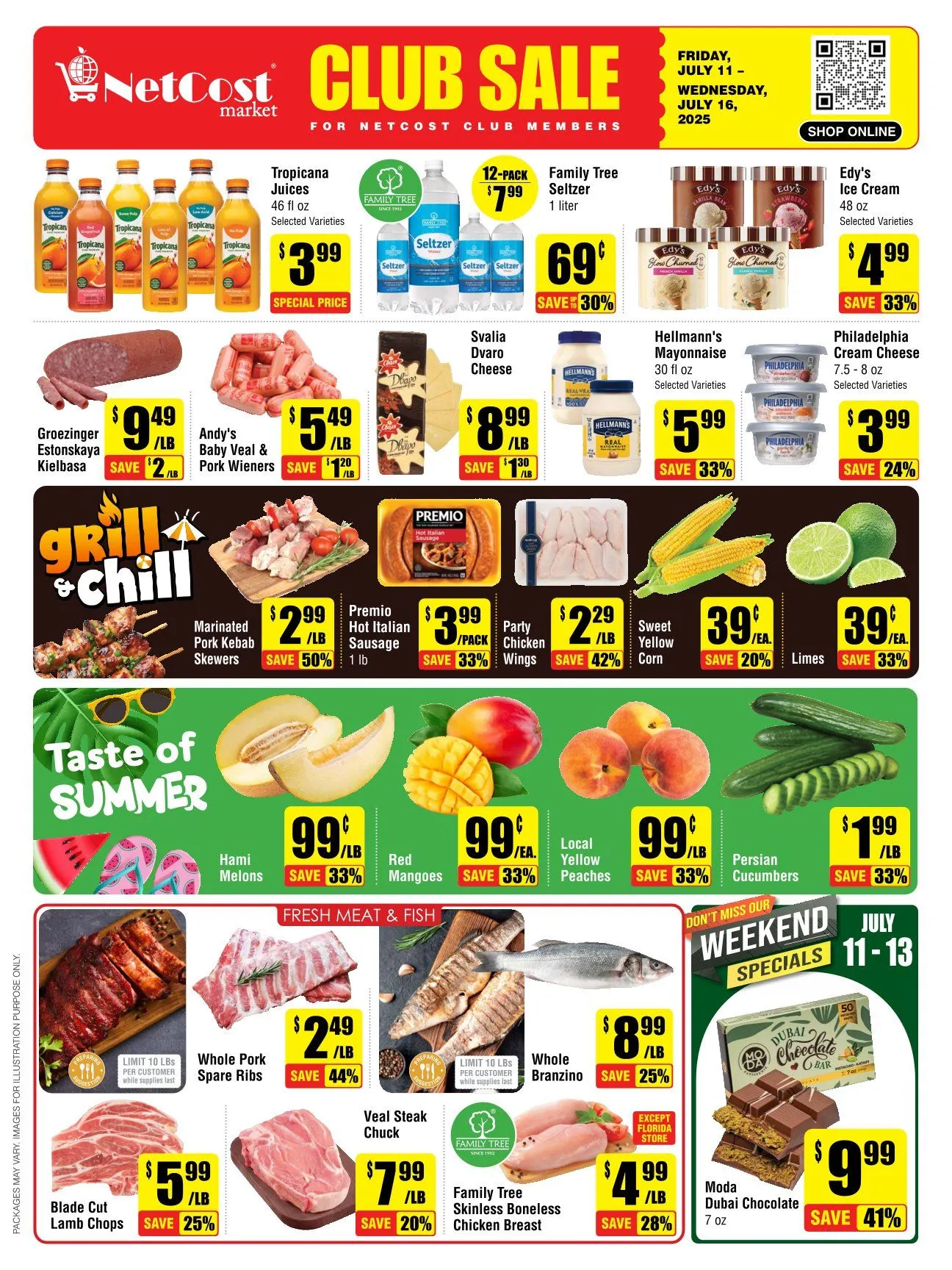 NetCost Market Weekly Ad Jul 11 - Page 1