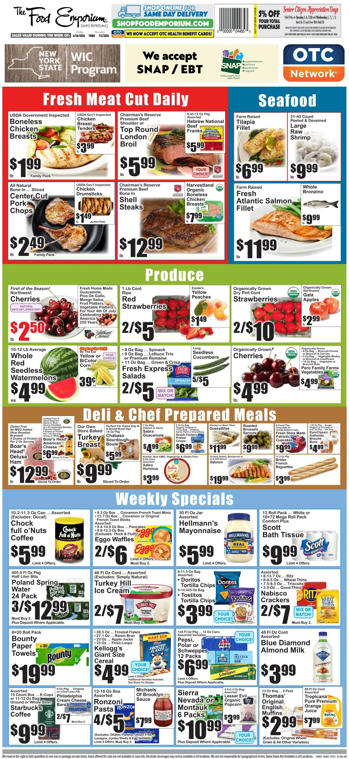 The Food Emporium Weekly Ad Jun 26 - Page 1