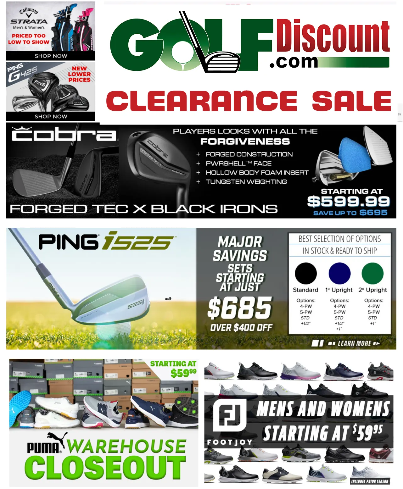Golf Discount Weekly Ad Feb 25 - Page 1