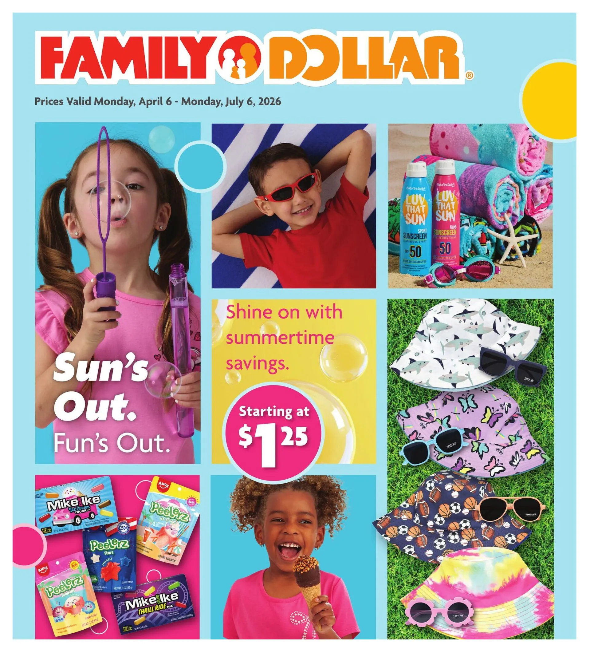 Family Dollar Weekly Ad Apr 6 - Page 1