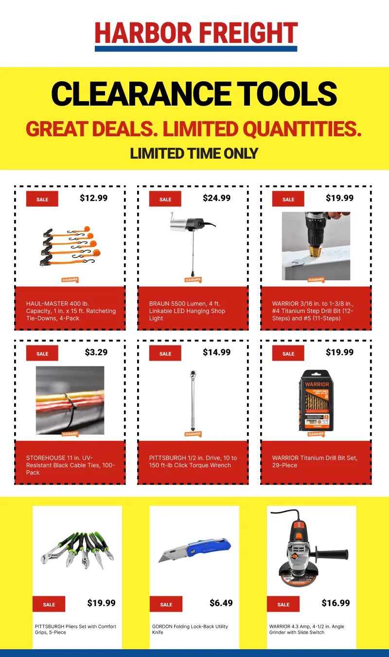 Harbor Freight Weekly Ad Jun 10 - Page 1
