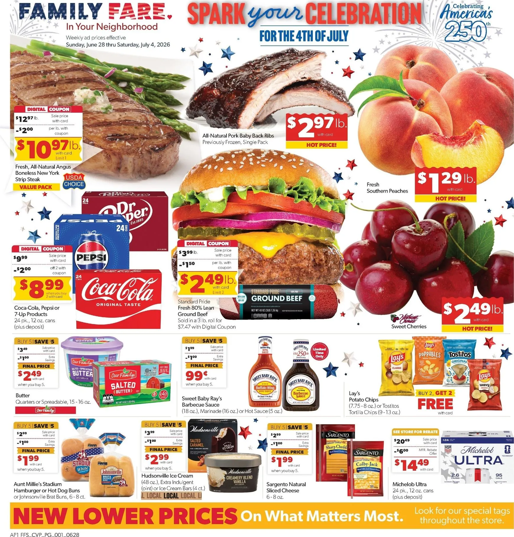 Family Fare Weekly Ad Jun 28 - Page 1