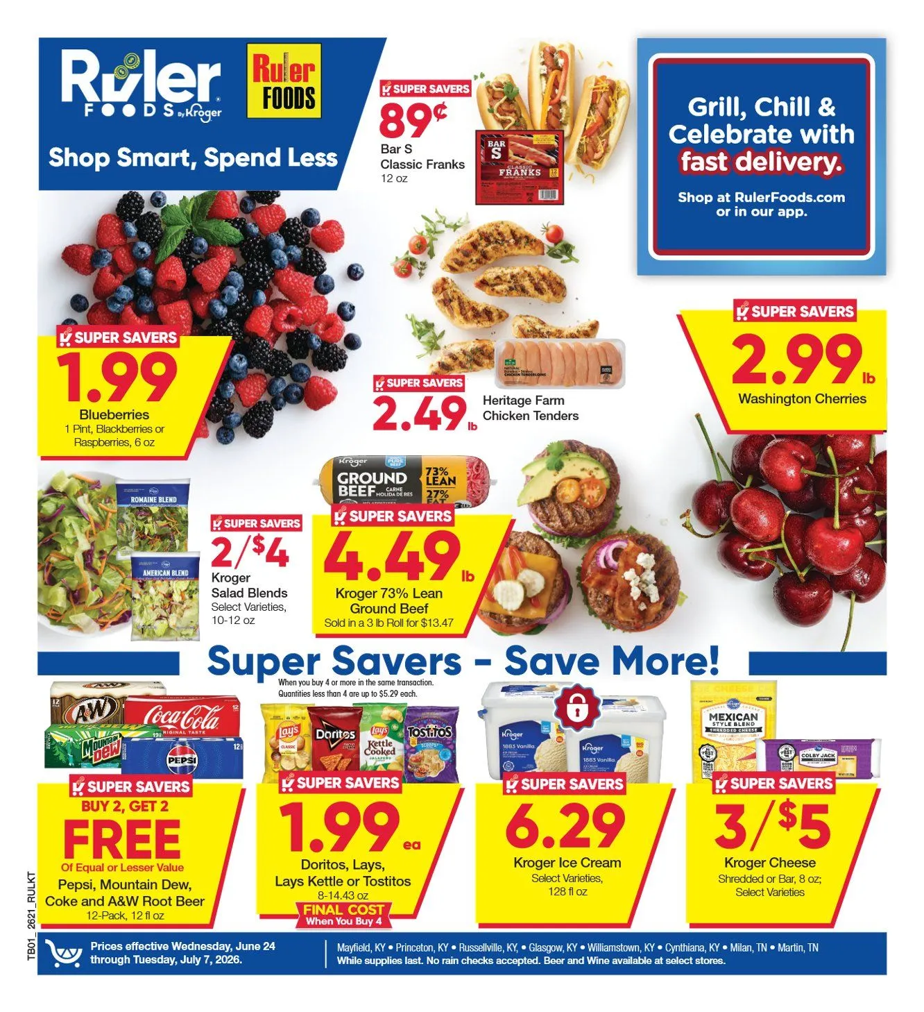 Ruler Foods Weekly Ad Jun 24 - Page 1