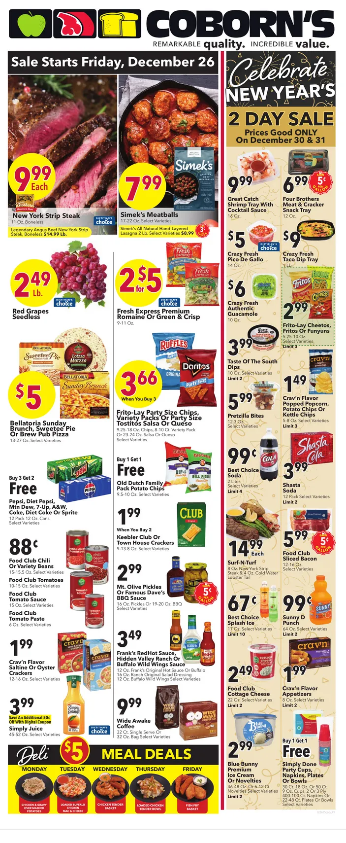 Coborn’s Weekly Ad Dec 26 - Page 1
