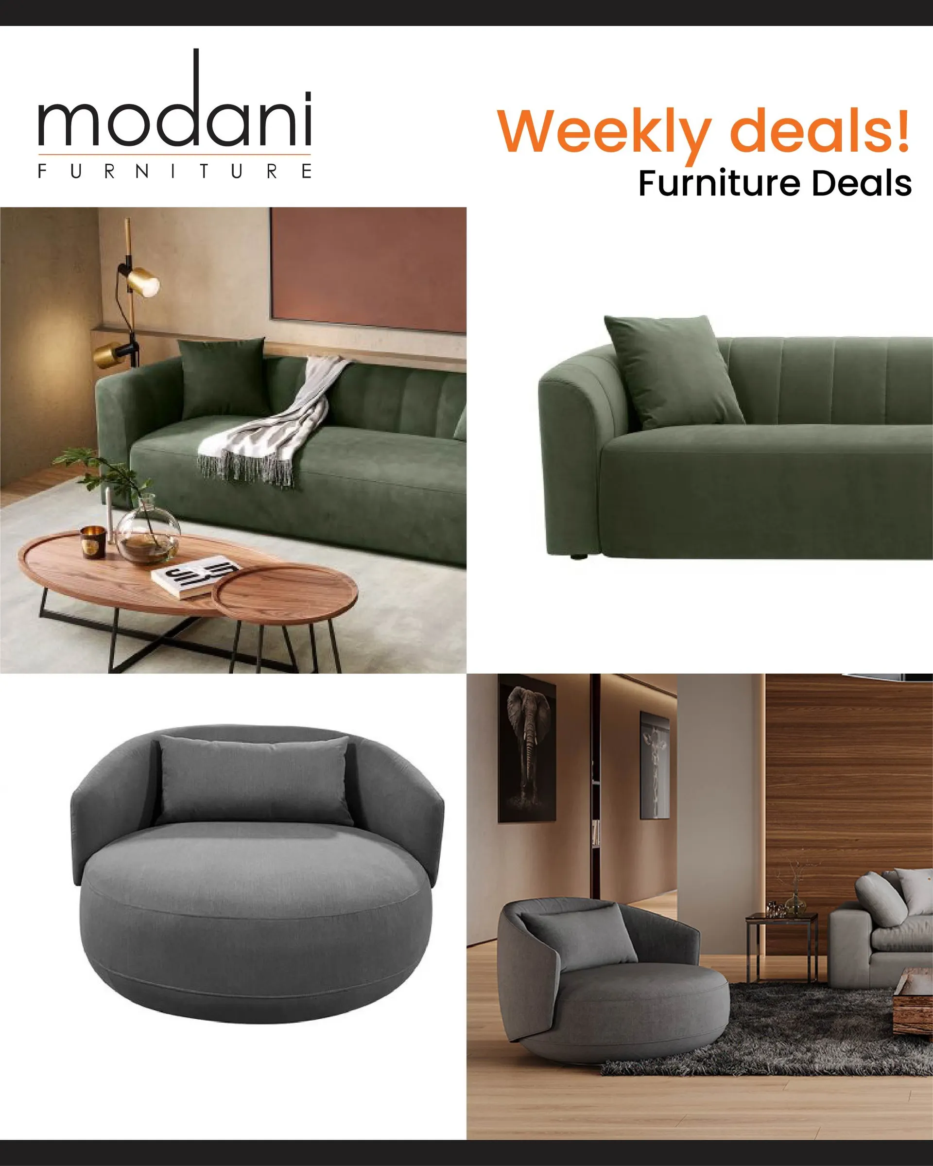 Modani Furniture Weekly Ad Jul 1 - Page 1