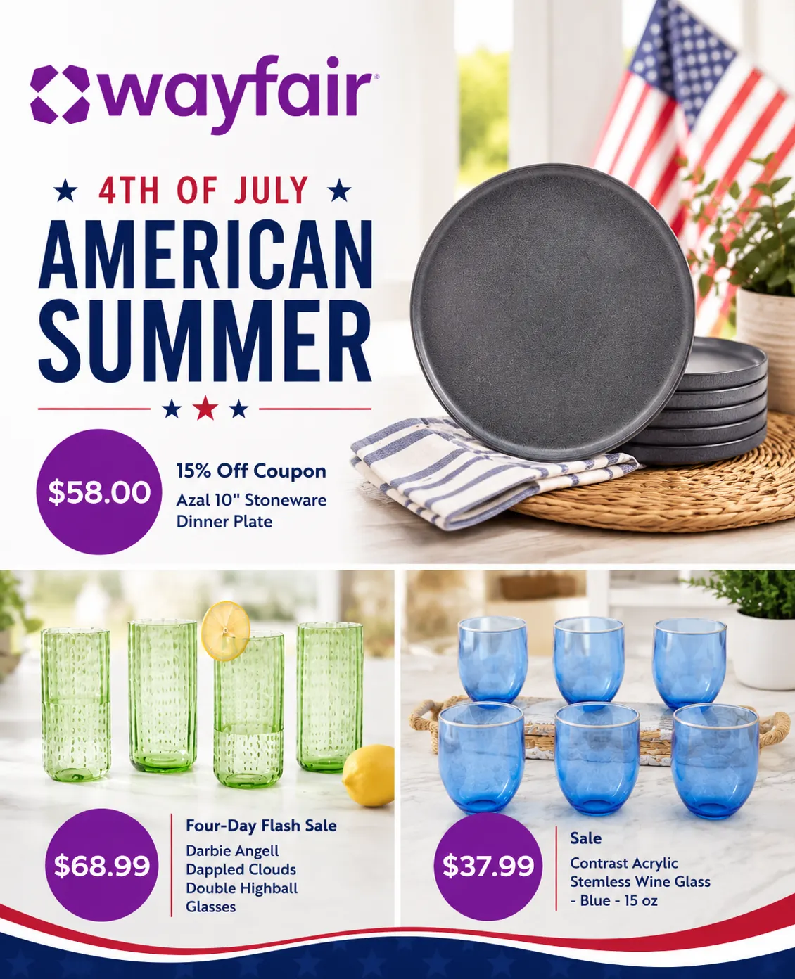 Wayfair Weekly Ad Jun 24 - Page 1