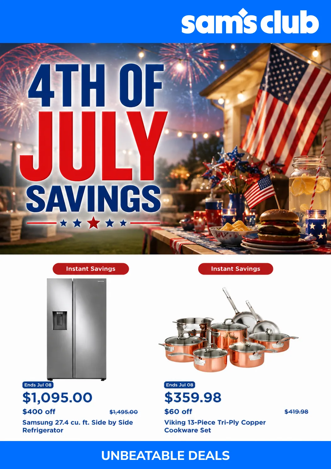 Sam’s Club Weekly Ad Jun 23 - Page 1