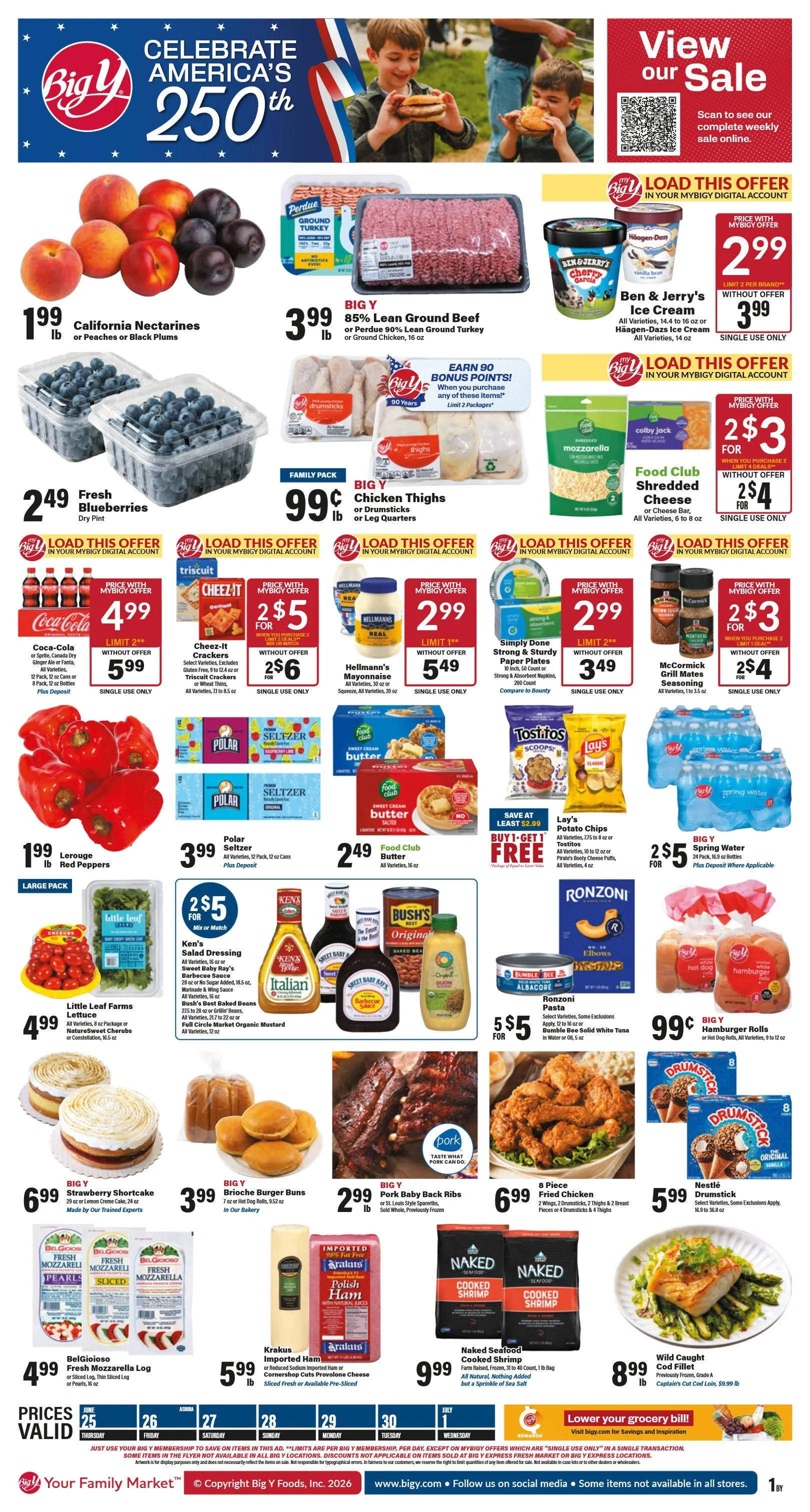 Big Y Weekly Ad Jun 25 - Page 1
