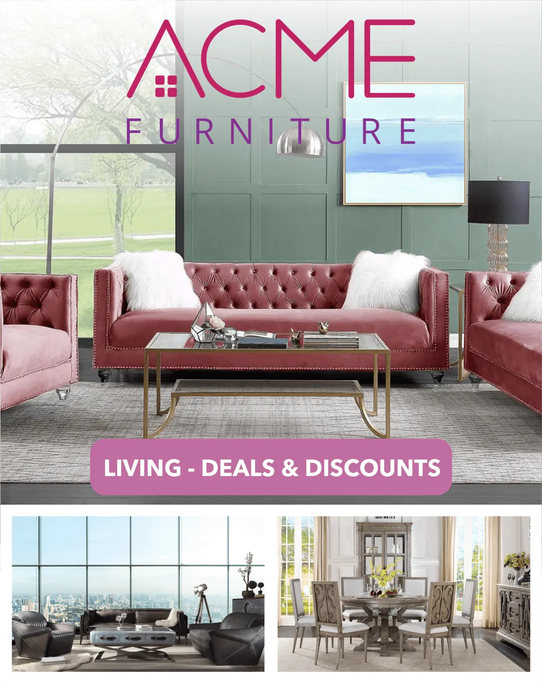 Acme Furniture Weekly Ad Jun 4 - Page 1
