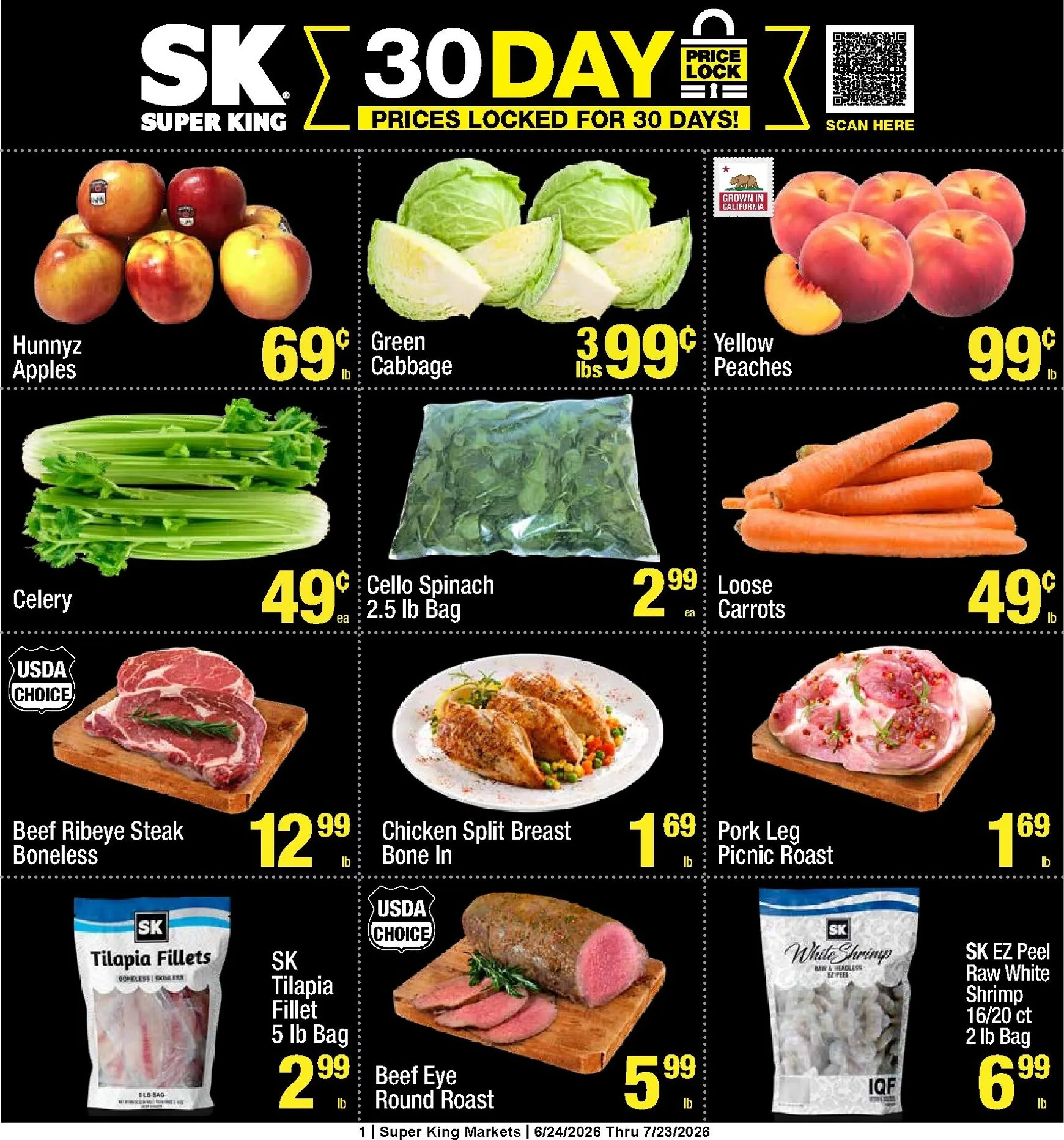 Super King Markets Weekly Ad Jun 24 - Page 1