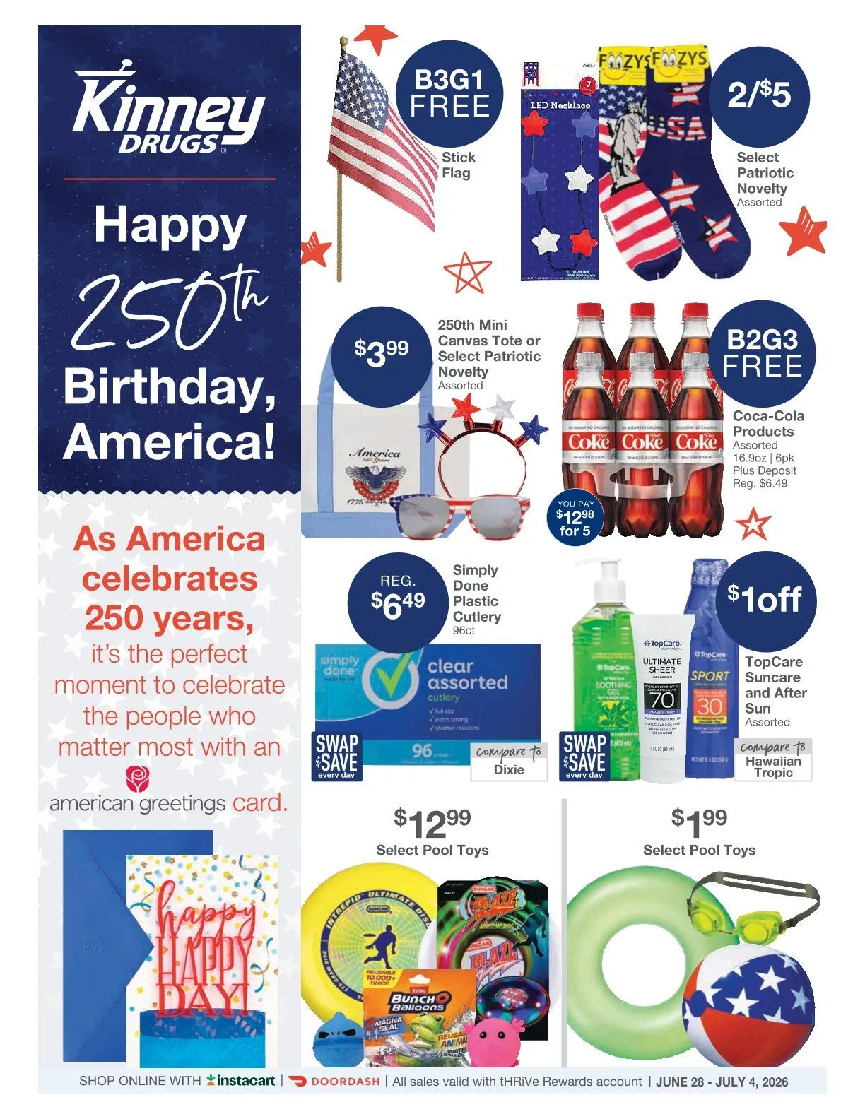 Kinney Drugs Weekly Ad Jun 28 - Page 1