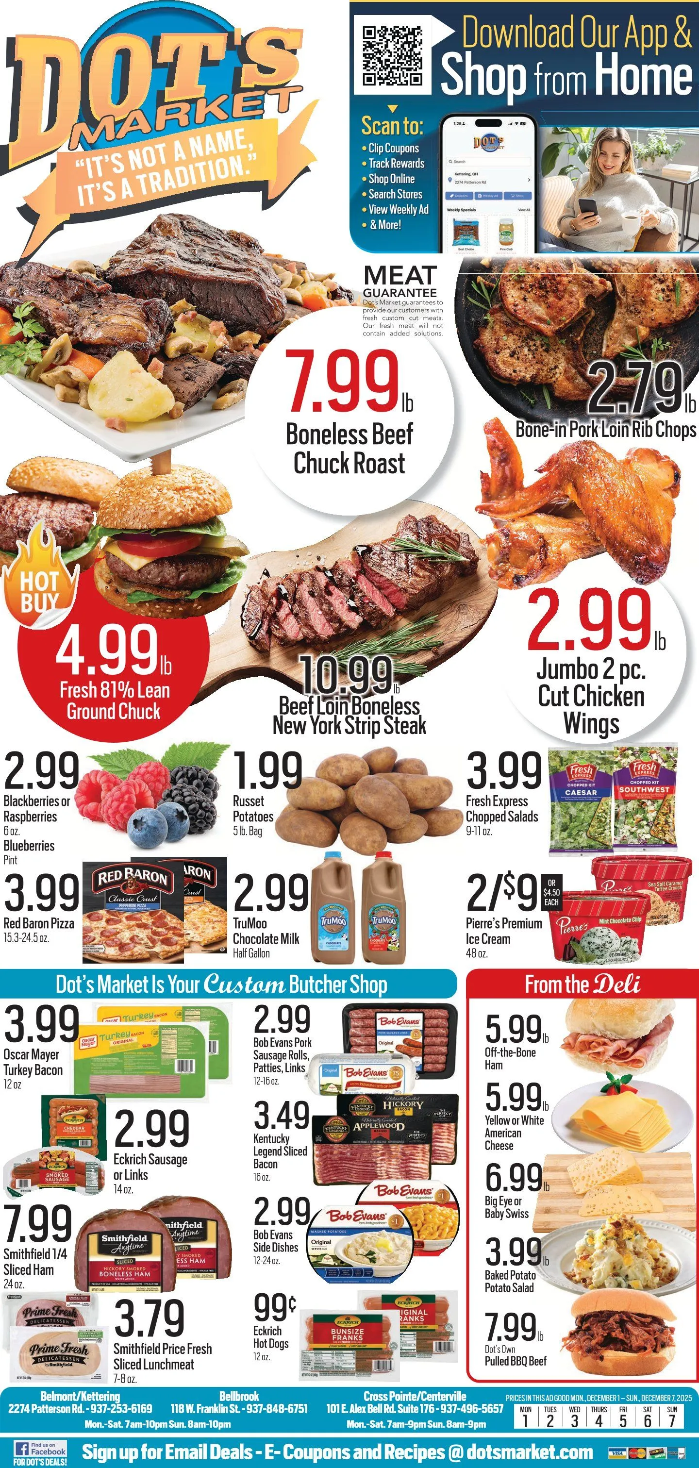 Dot’s Market Weekly Ad Dec 3 - Page 1