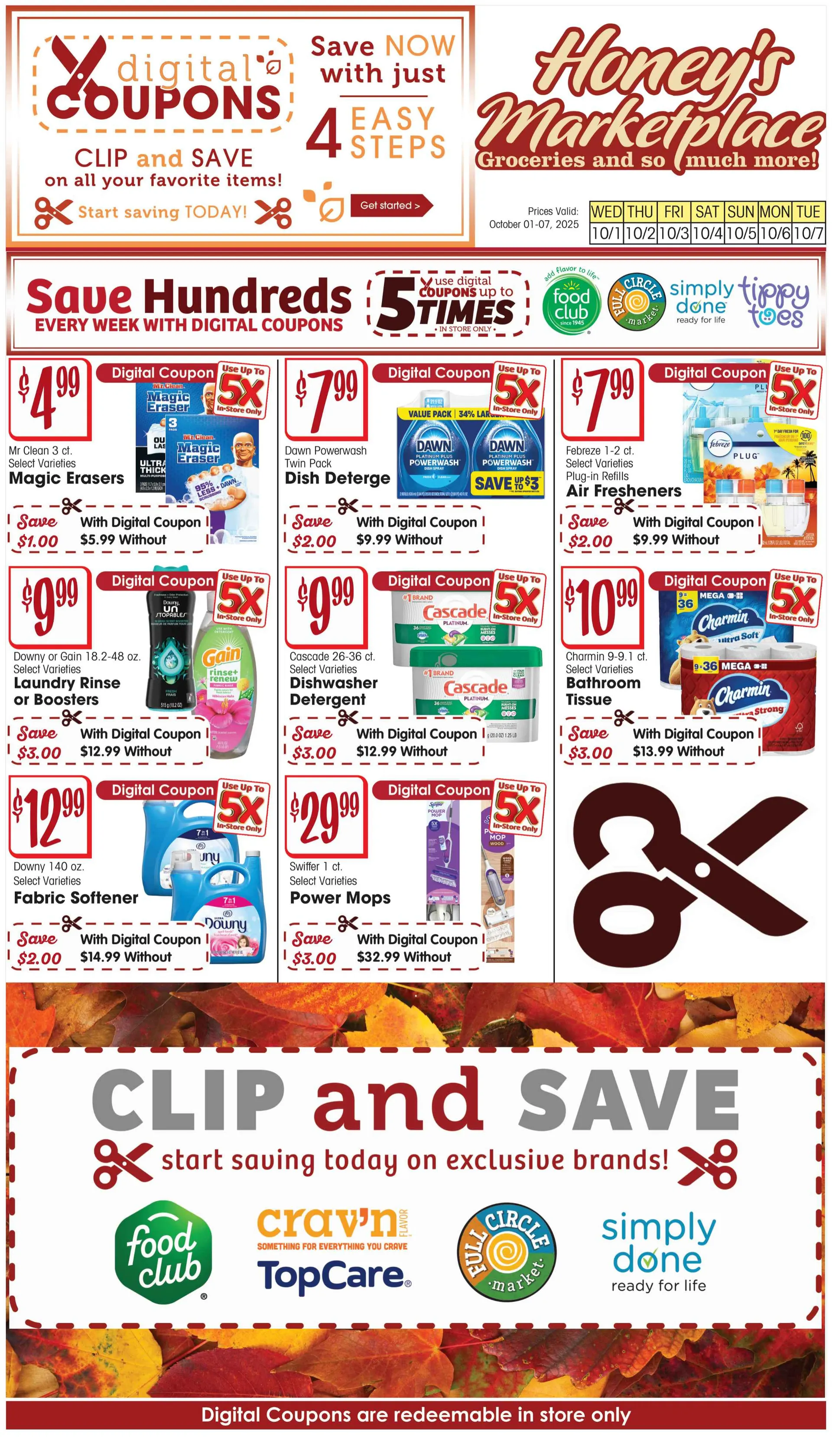 Honey-Can-Do Weekly Ad Oct 1 - Page 1