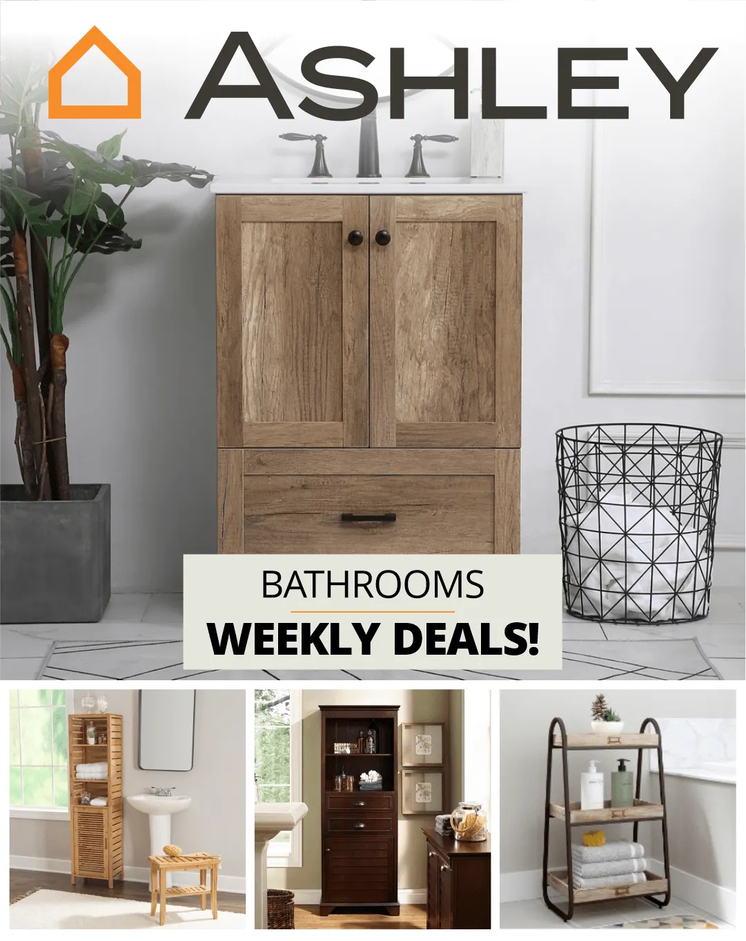 Ashley HomeStore Weekly Ad Jul 1 - Page 1