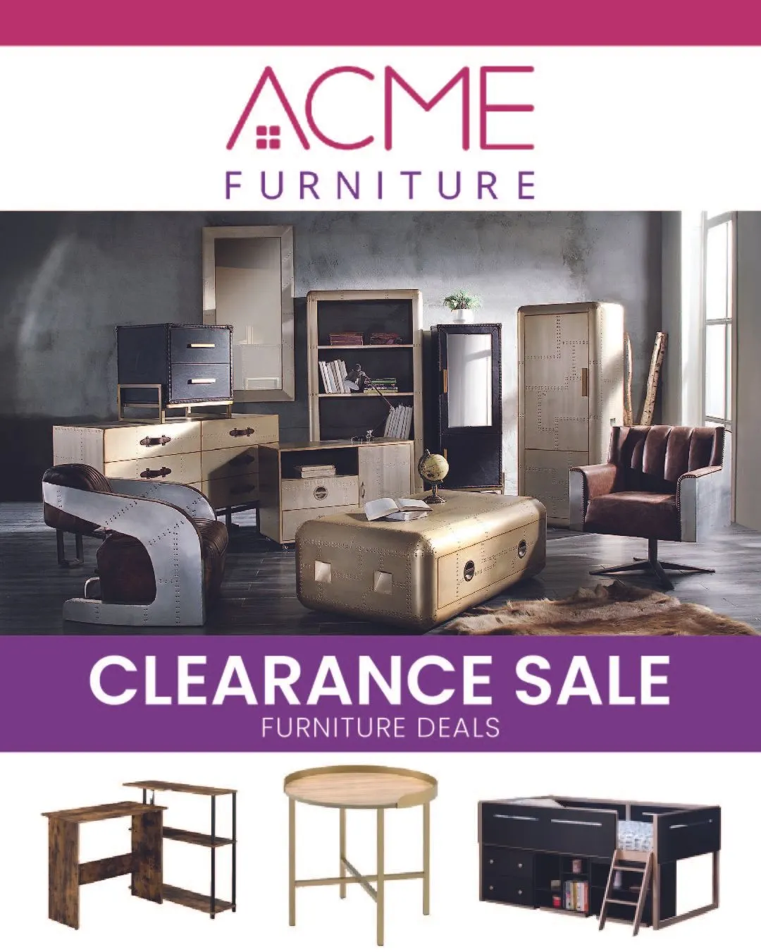 Acme Furniture Weekly Ad Jun 6 - Page 1